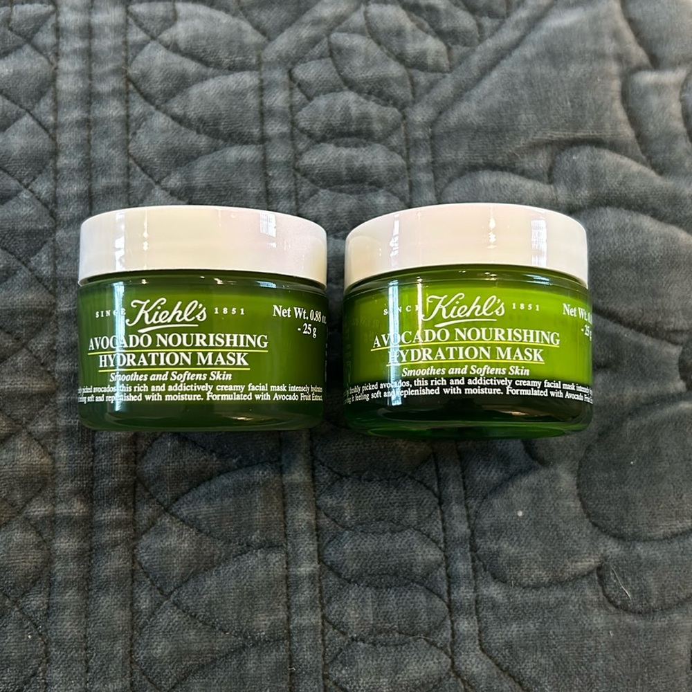 Kiehl's Avocado Nourishing Mask, 0.88 oz, set of 2